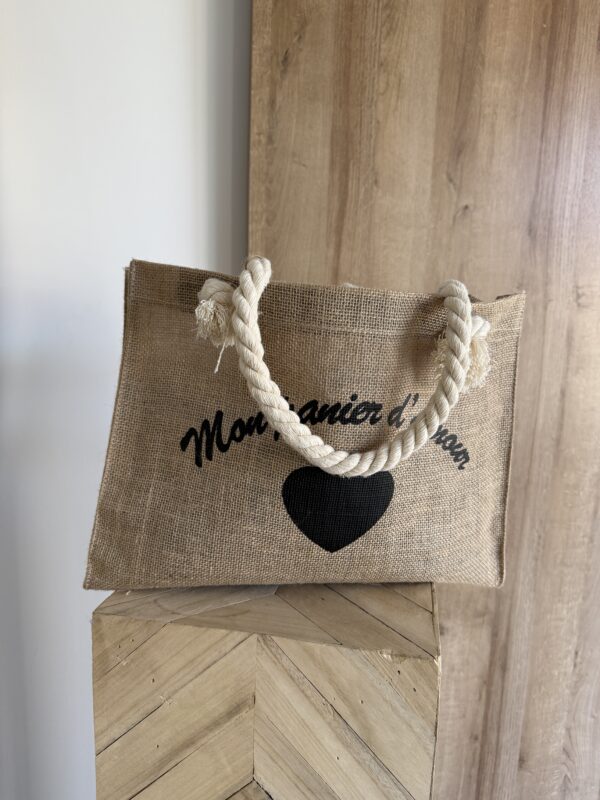 CABAS MON PANIER D'AMOUR