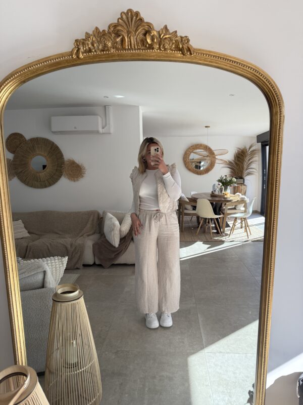 PANTALON GAZ DE COTON VICHY