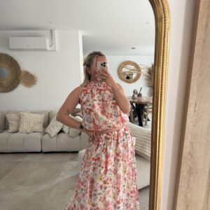 ENSEMBLE DOLLY JUPE & TOP ROSE