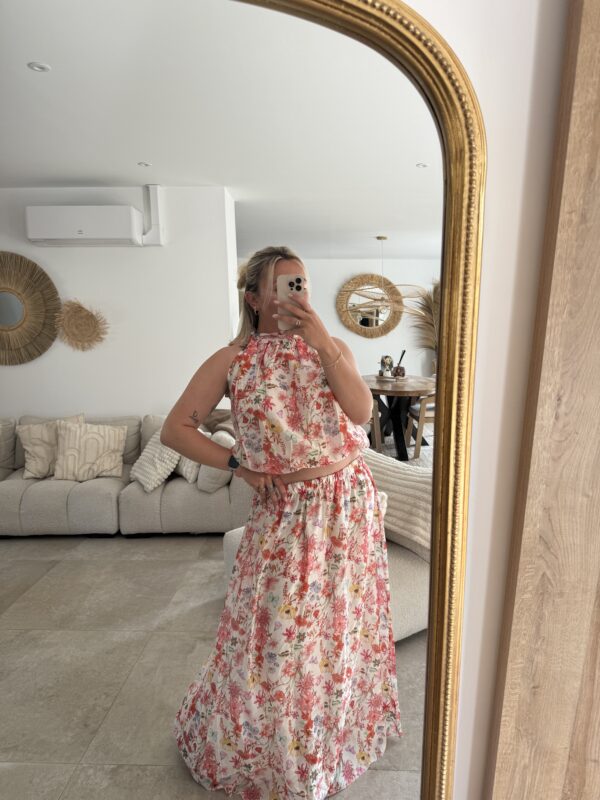 ENSEMBLE DOLLY JUPE & TOP ROSE
