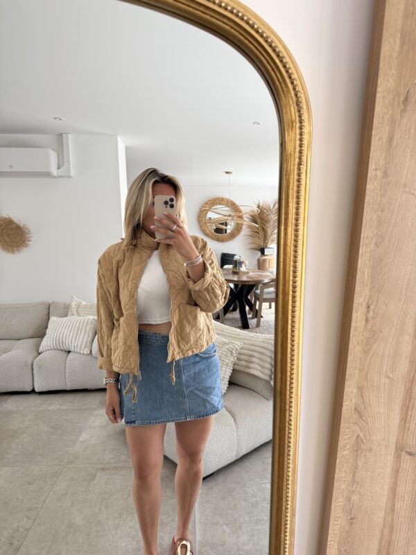 VESTE MATELASSEE  - CAMEL