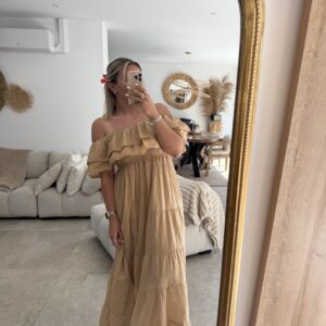 ROBE LONGUE - ABY - VOLANTS