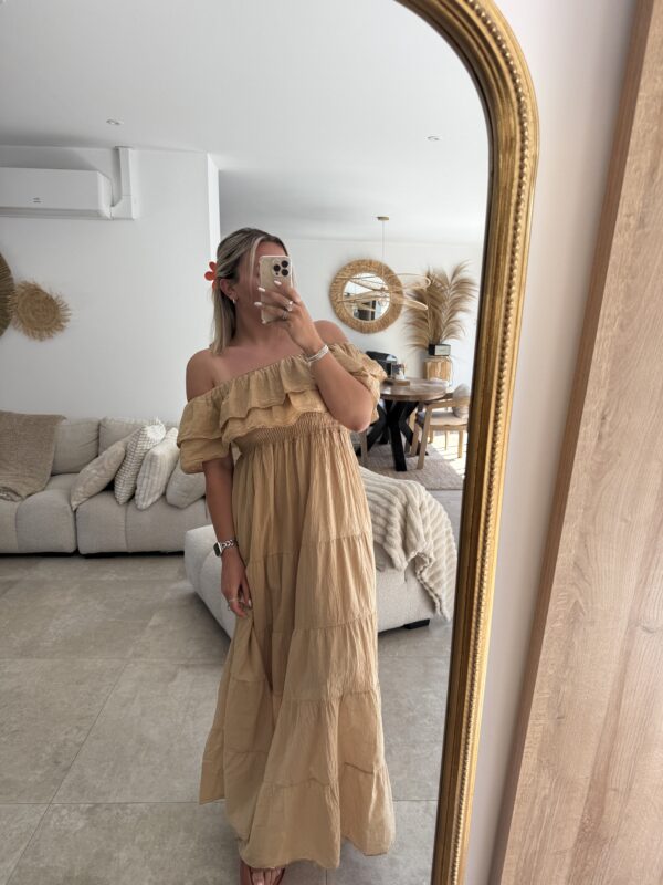 ROBE LONGUE - ABY - VOLANTS
