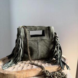 JUNE - SAC EN CUIR KAKI