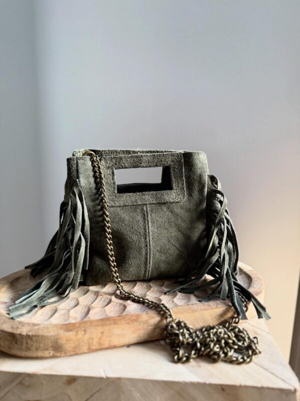 JUNE - SAC EN CUIR KAKI