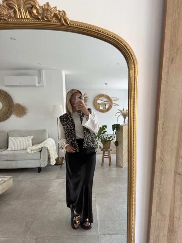 VESTE SANS MANCHES LEOPARD – Image 2