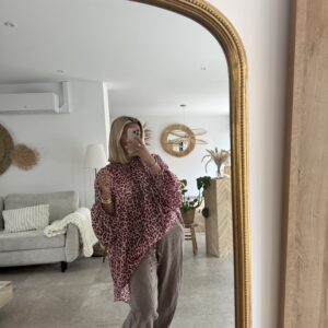 CHEMISIER LEOPARD - COLLECTION GRANDE TAILLE