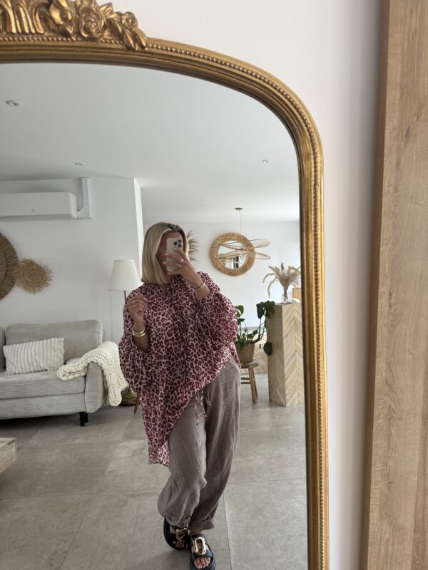 CHEMISIER LEOPARD - COLLECTION GRANDE TAILLE