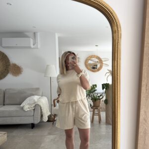 ENSEMBLE SHORT EFFET EPONGE
