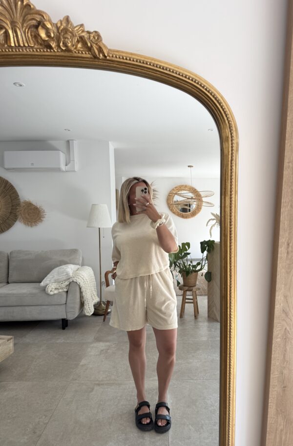 ENSEMBLE SHORT EFFET EPONGE