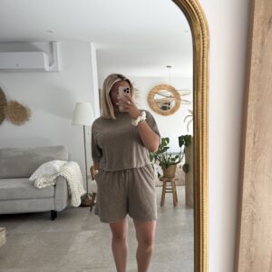 ENSEMBLE SHORT EFFET EPONGE