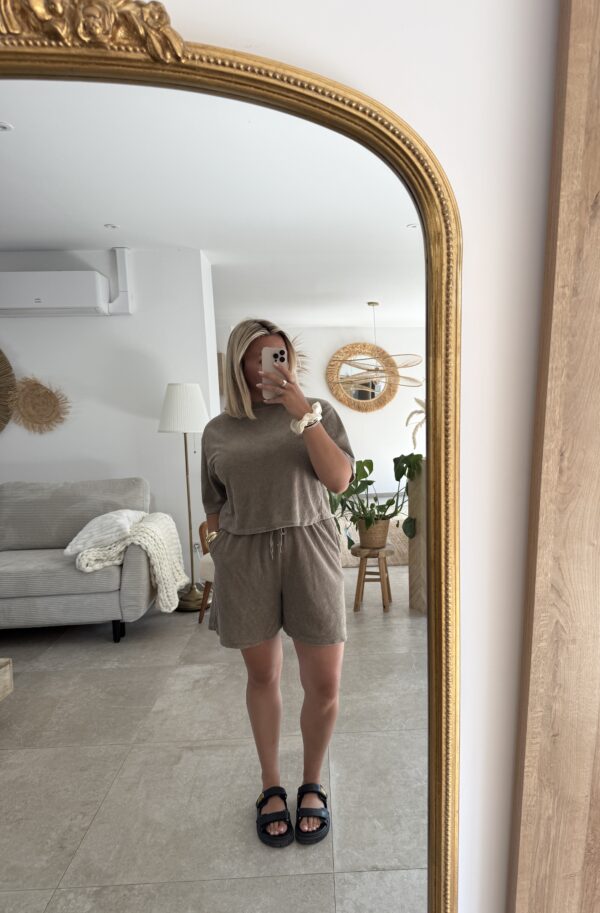 ENSEMBLE SHORT EFFET EPONGE