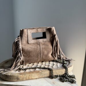 JUNE - SAC EN CUIR TAUPE