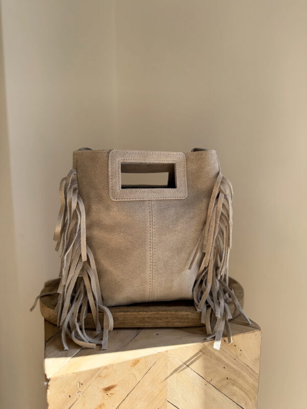LOUNA - SAC EN CUIR BEIGE