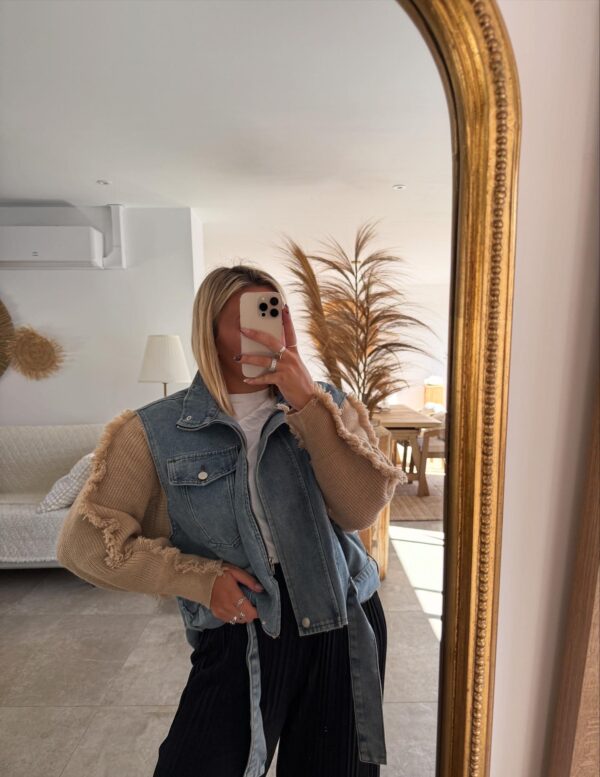 VESTE EN JEANS/PULL – Image 2