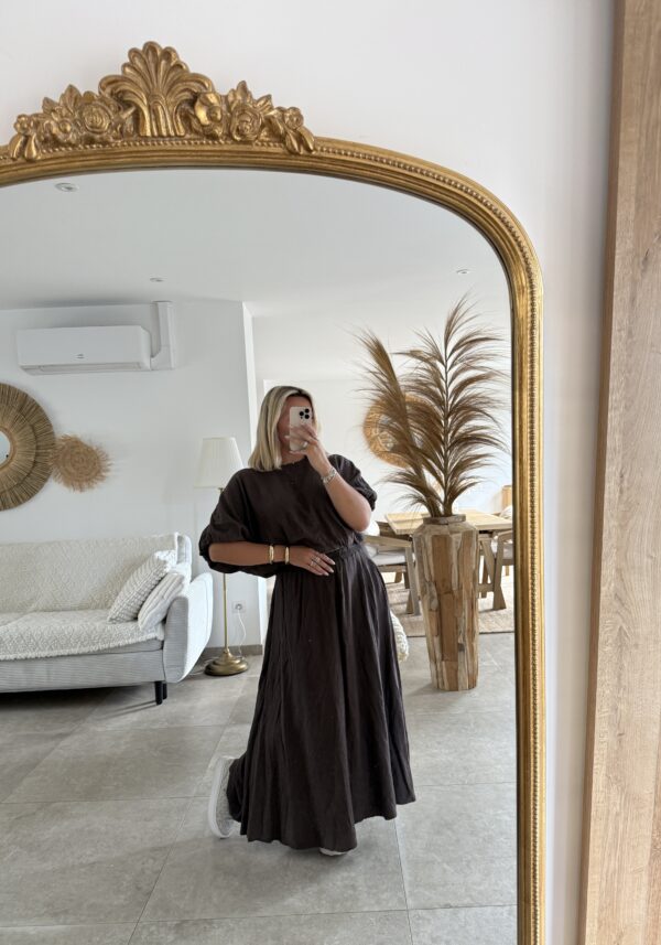 ENSEMBLE JUPE BONNIE - CHOCOLAT