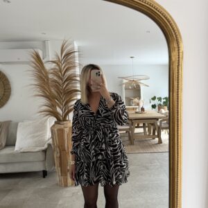 ROBE À MOTIFS ZEBRE