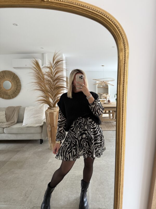 ROBE À MOTIFS ZEBRE – Image 2