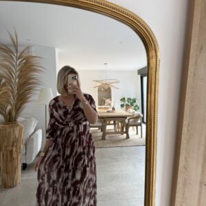 ROBE LONGUE BETTY BORDEAUX