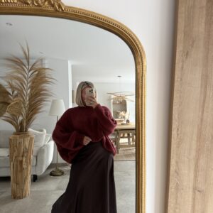PULL CAMILLE BORDEAUX
