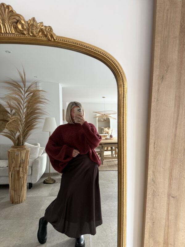 PULL CAMILLE BORDEAUX