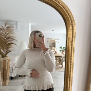PULL CHAUSSETTE BEIGE