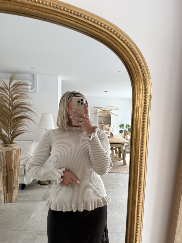 PULL CHAUSSETTE BEIGE