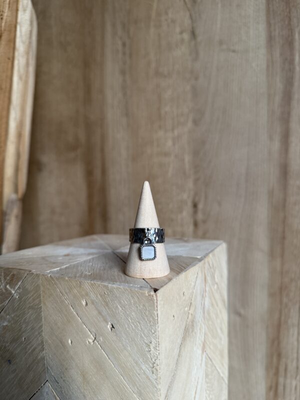 BAGUE EN ARGENT ACIER INOXYDABLE