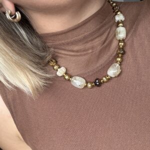 COLLIER CHARMS EN ACIER INOXYDABLE