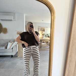 PULL SANS MANCHE CHOCO