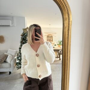 PULL BLANC - COLLECTION GRANDE TAILLE