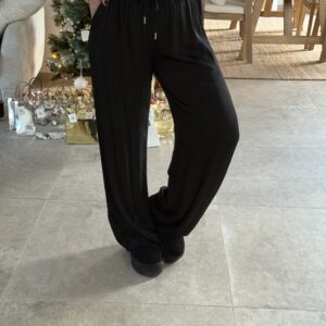 PANTALON PALAZZO ALMA - NOIR