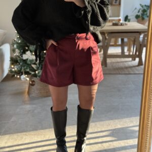 SHORT BORDEAUX