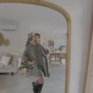 ROBE PULL GRIS