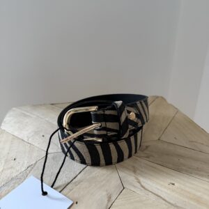 CEINTURE CHOCO ZEBRE