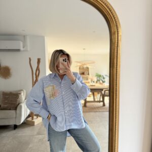 CHEMISE FLEURS - GRANDE TAILLE