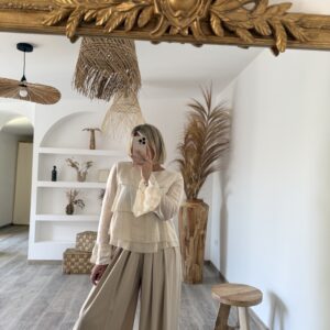 BLOUSE BEIGE CHARLIZE