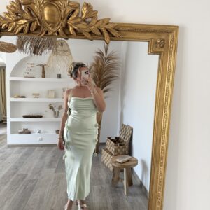 ROBE MAGNOLIA VERT SAUGE