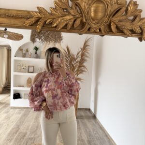 BLOUSE ABBA - FLEURIE