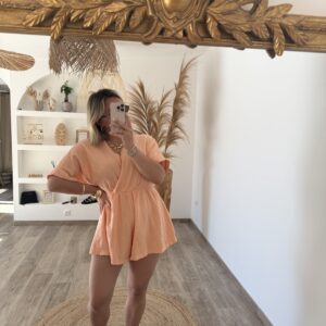 COMBI SHORT SAUMON