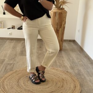 JEANS À POIS