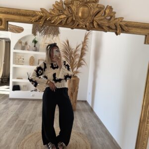 PANTALON NOIR - GAZ DE COTON