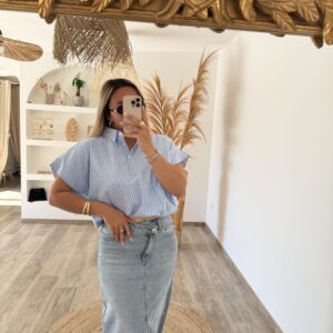 CHEMISE A RAYURES - FLORETTE