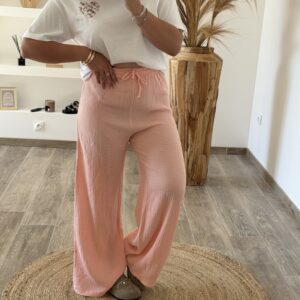 PANTALON ROSE - GAZ DE COTON