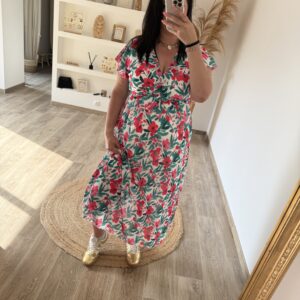 ROBE FLEURIS