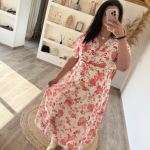 ROBE FLEURIS