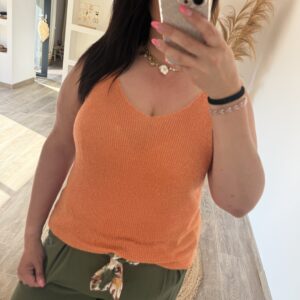 DEBARDEUR BRILLANT ORANGE