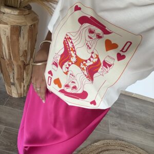 TEE-SHIRT IMPRIMÉ - REINE