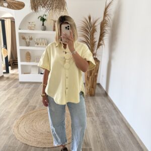 VESTE / SURCHEMISE - JAUNE