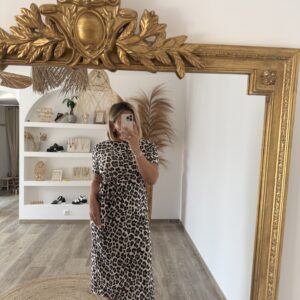 ROBE TEE SHIRT LEOPARD